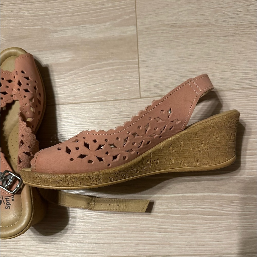 Springstep Women’s Leather Sandals – EU 37 / US 6.5 – Made in Italy
